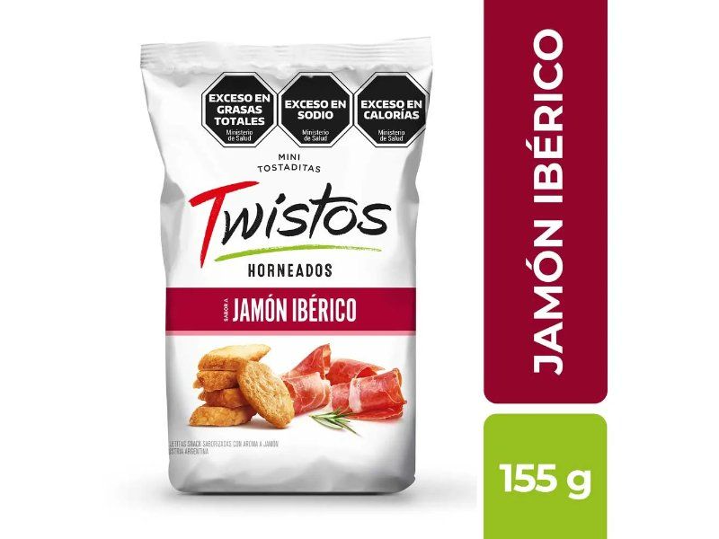 Twistos jamón 155g