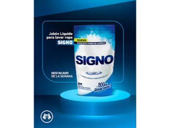 Jabon liquido signo azul 800ml