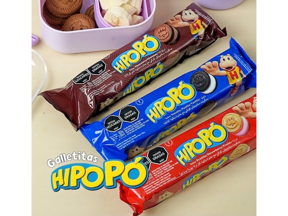 Galletitas chocolates hipopó