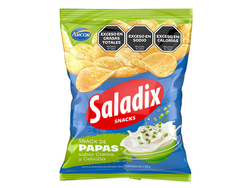 Saladix papas crema y cebolla 58g