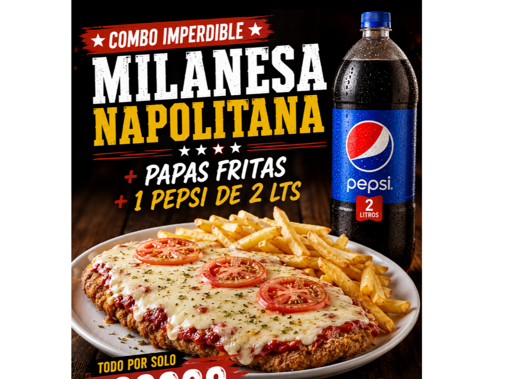 Napo x 2 + 1 Pepsi 2lt