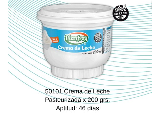 Crema x 200 cc