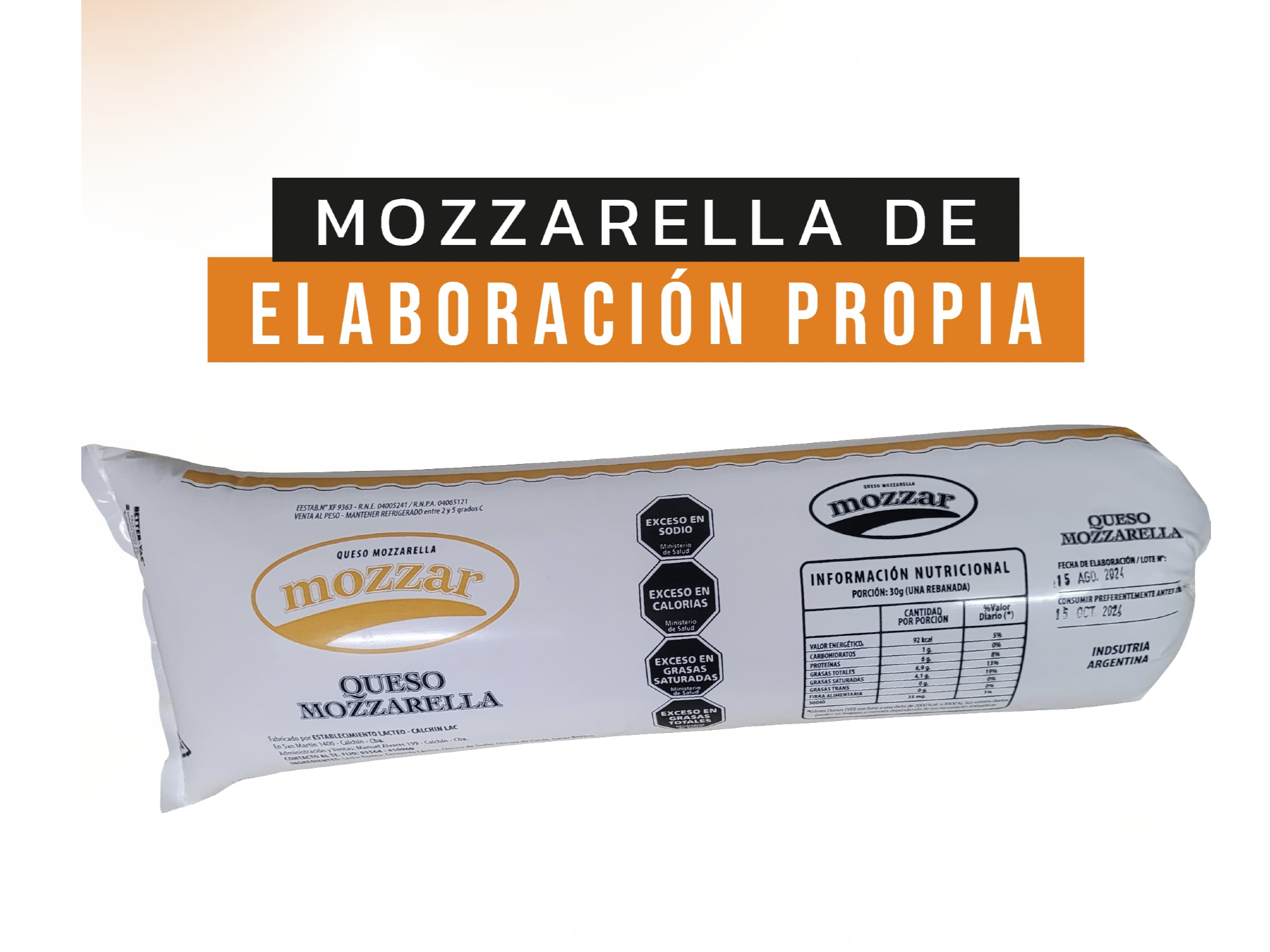 Queso MOZZARELLA