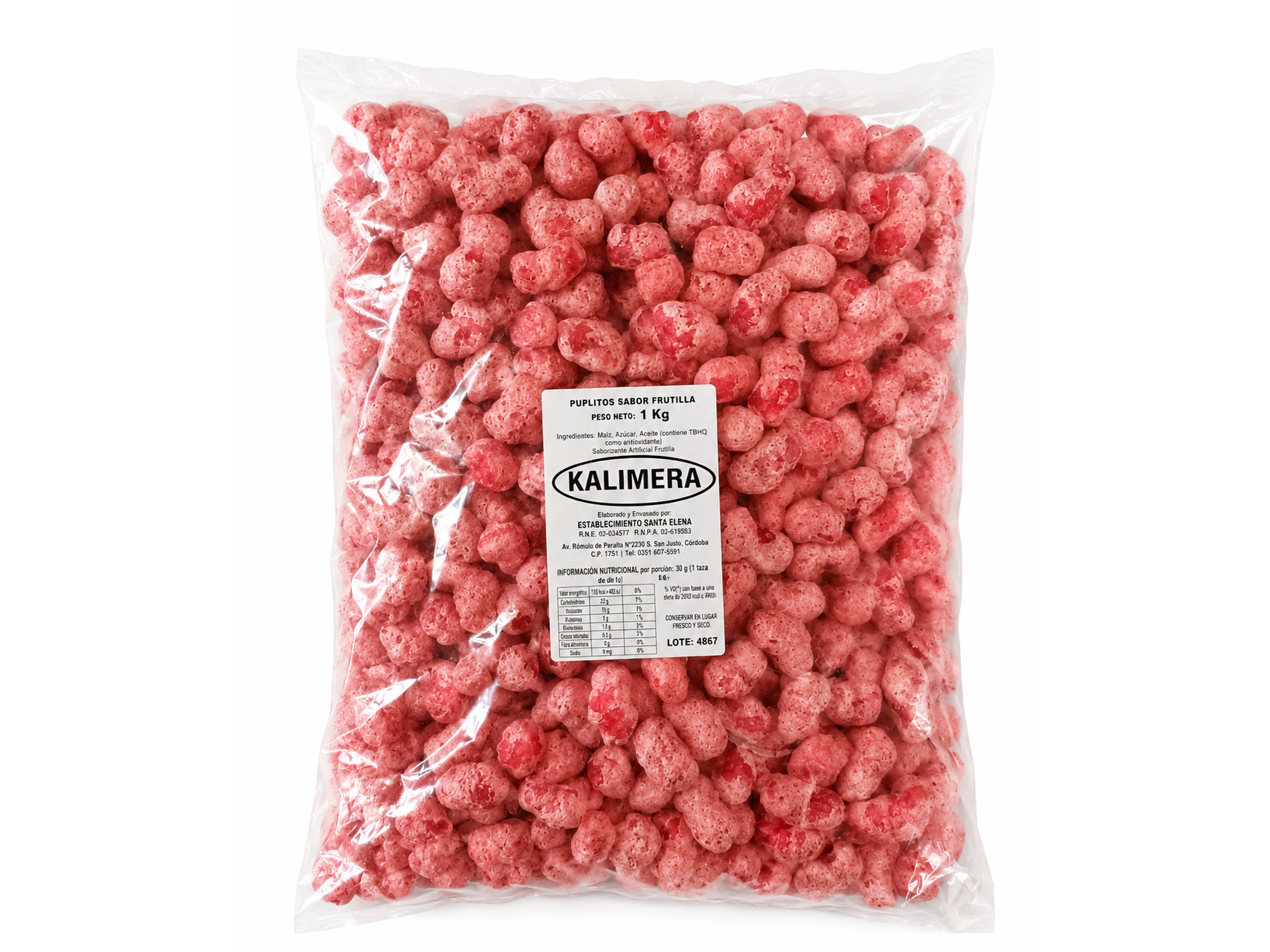 Puflitos de frutilla