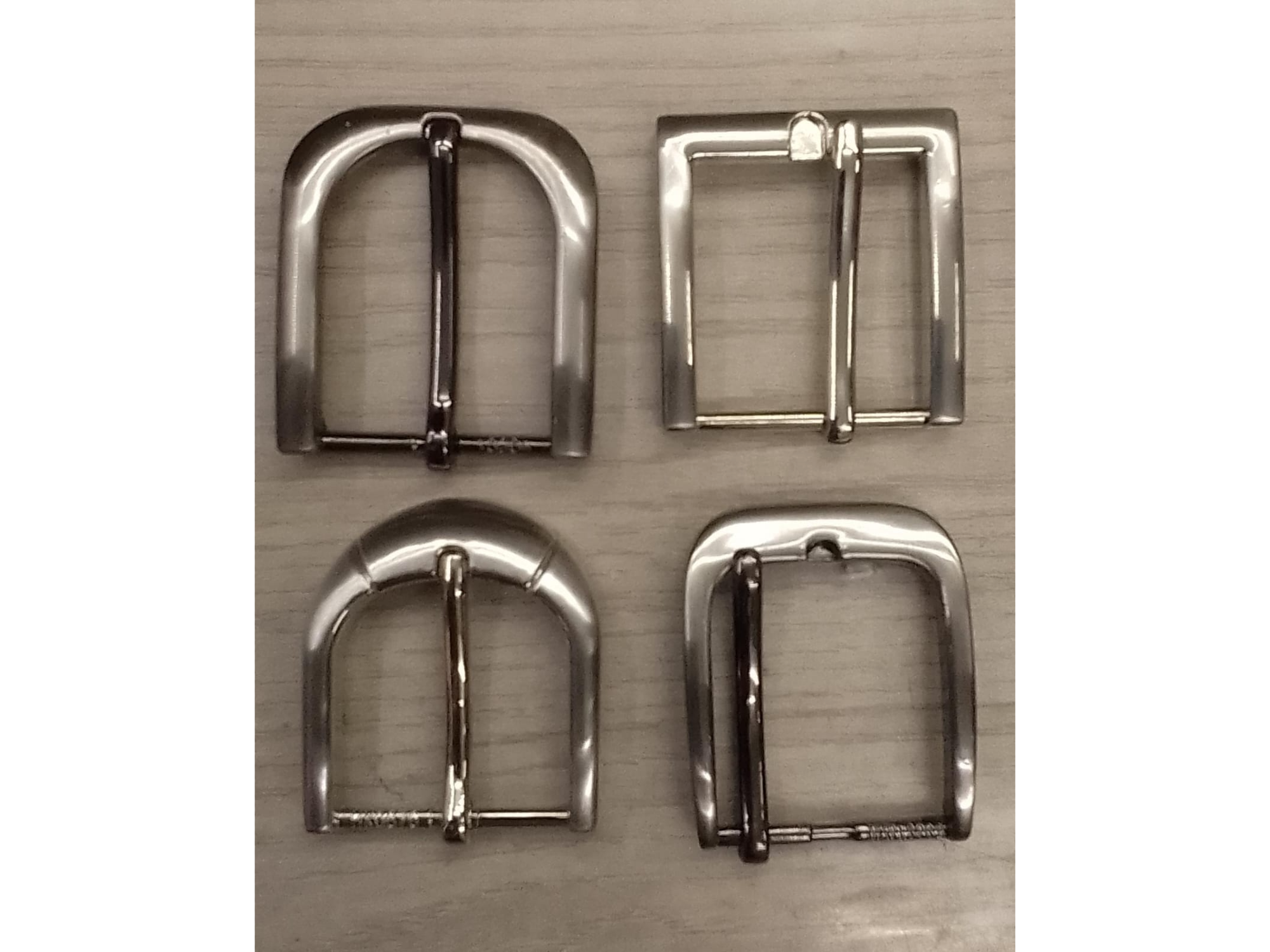 #18 Hebillas Liso Níquel 3cm