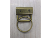 Argolla para cueros 2cm oro viejo