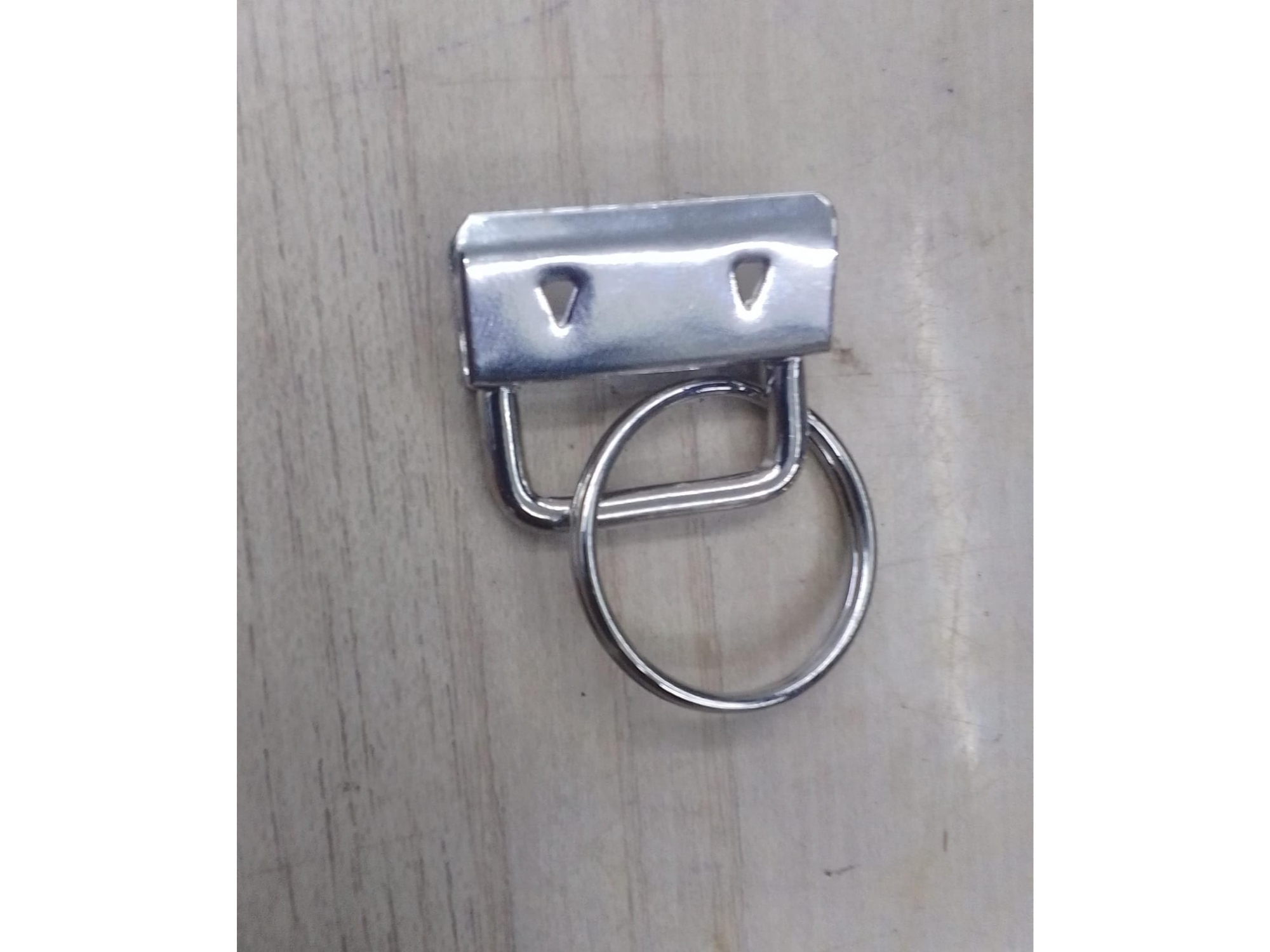 Argolla para cueros  2cm niquel