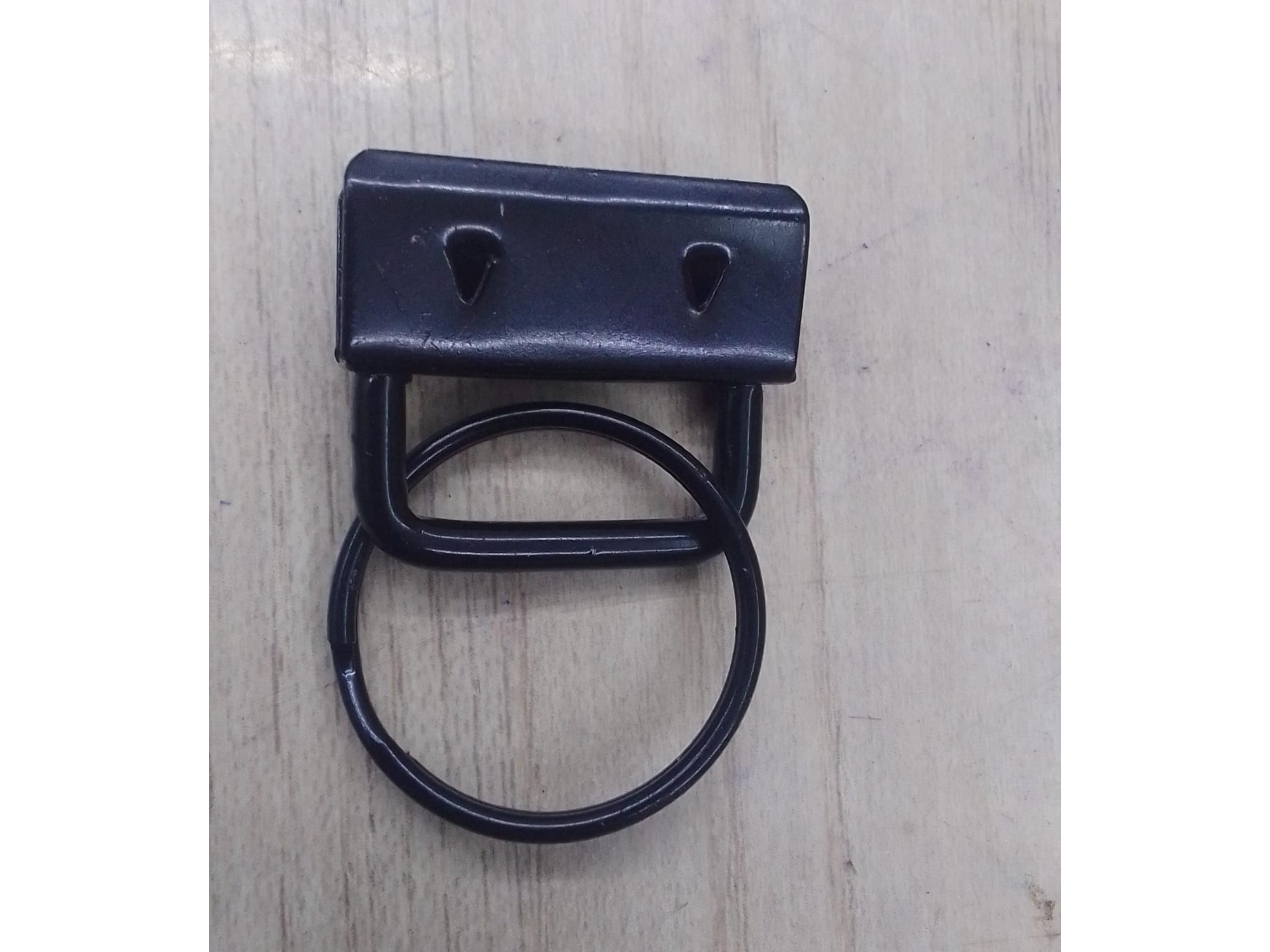 Argolla para cueros  2cm ahumado