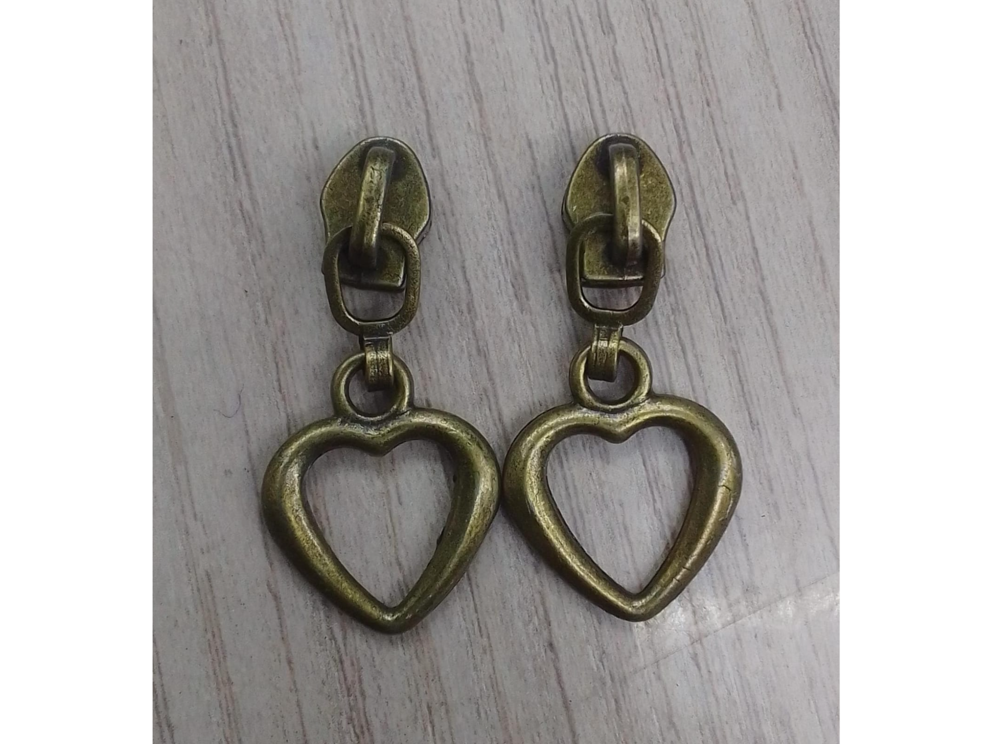 LLave corazon oro viejo #3