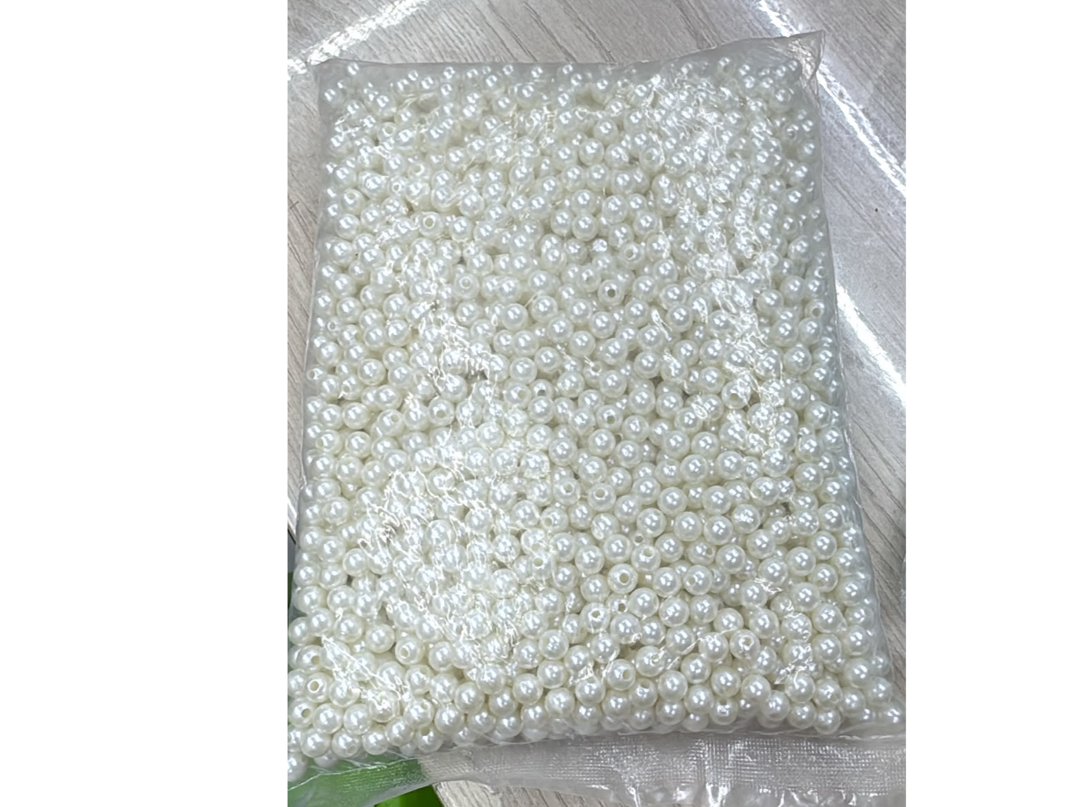 Perlas blancas #8 x bolsa