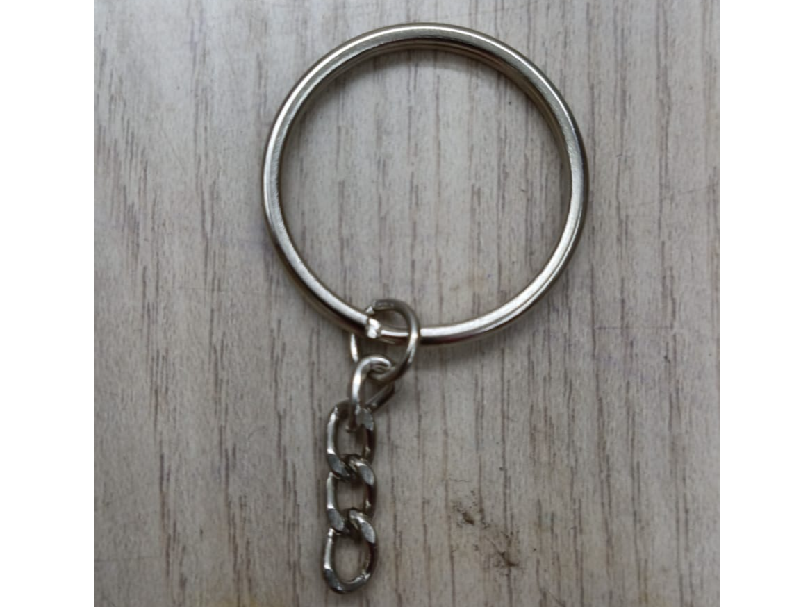 #13 Argolla Con Cadena 2.8cm