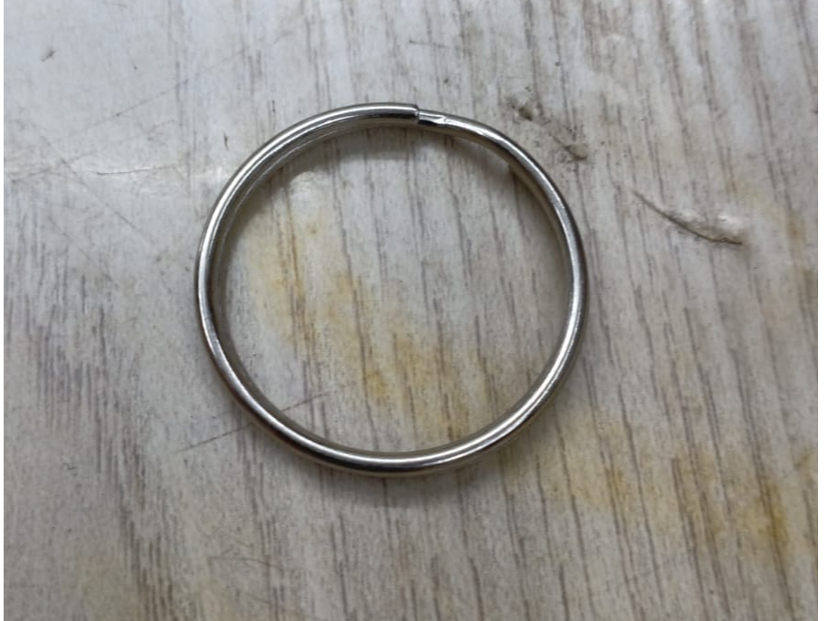 #10 Argolla Para Llavero 2.5cm x 100 unidades