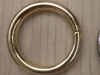 #6 Argollas 2.5cm Dorada pesado