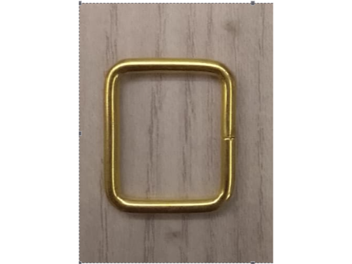 #4 pasador delgado 2cm dorado
