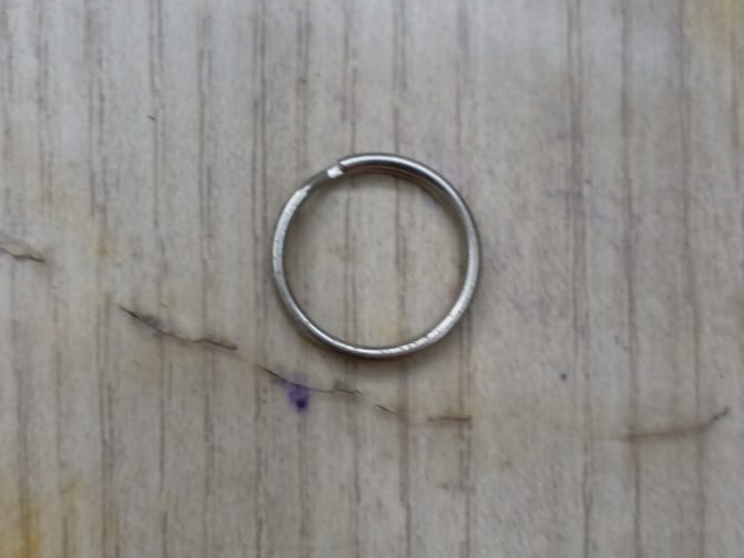 #1 Argolla Para Llavero 1.5cm x 100 unidades