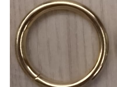 #10 Argollas Dorado 3.2cm