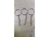 Argolla con cadena y mosqueton 2.2cm x 100u