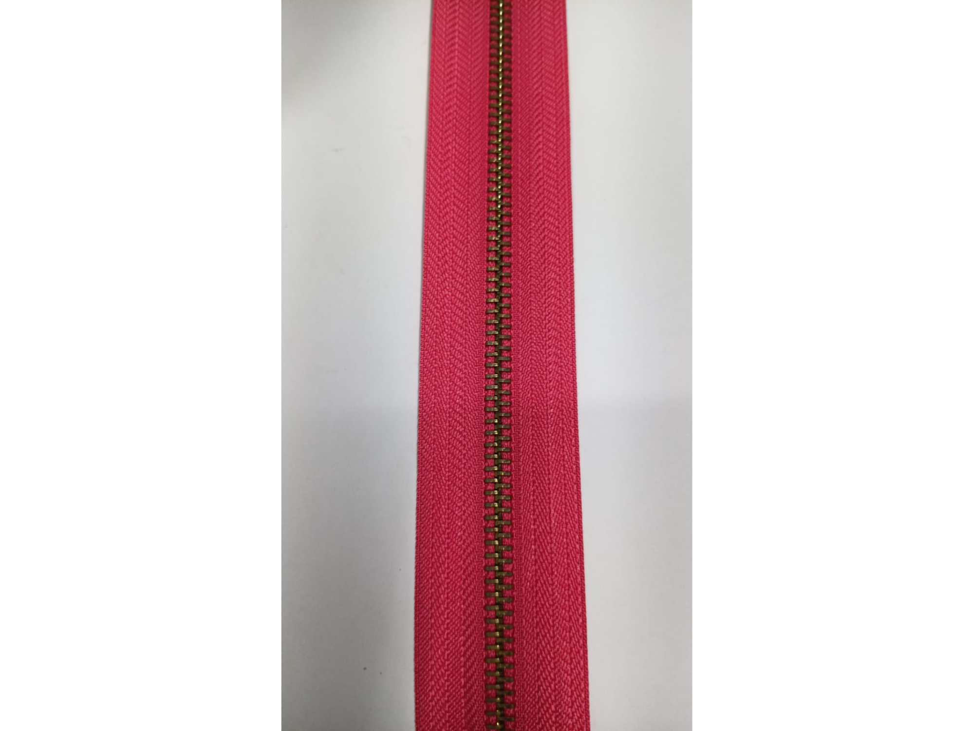 #3 Cierre Rojo Sandía Diente Dorado #5