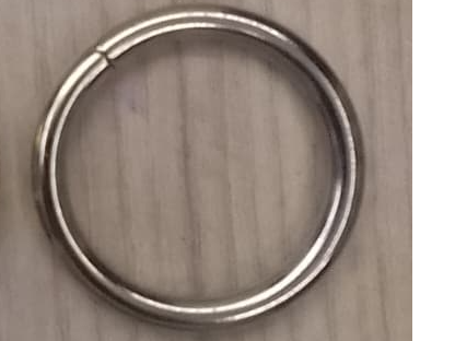 #10 Argollas Niquel 3.2cm