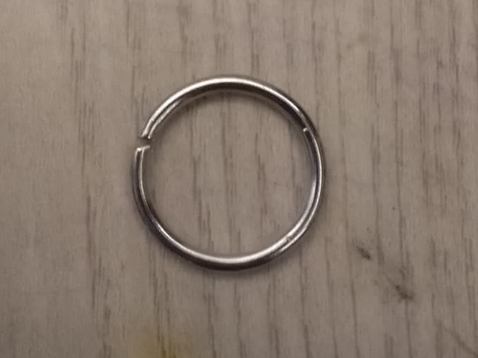#1 Argolla 1.5cm Niquel