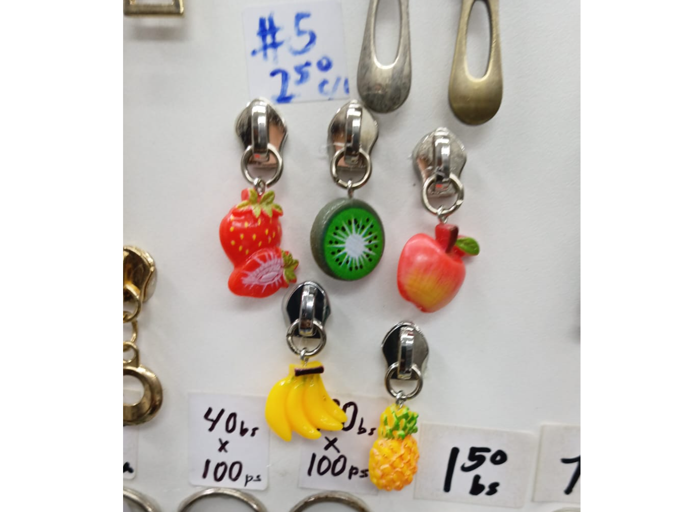 llave frutas #5 plastico