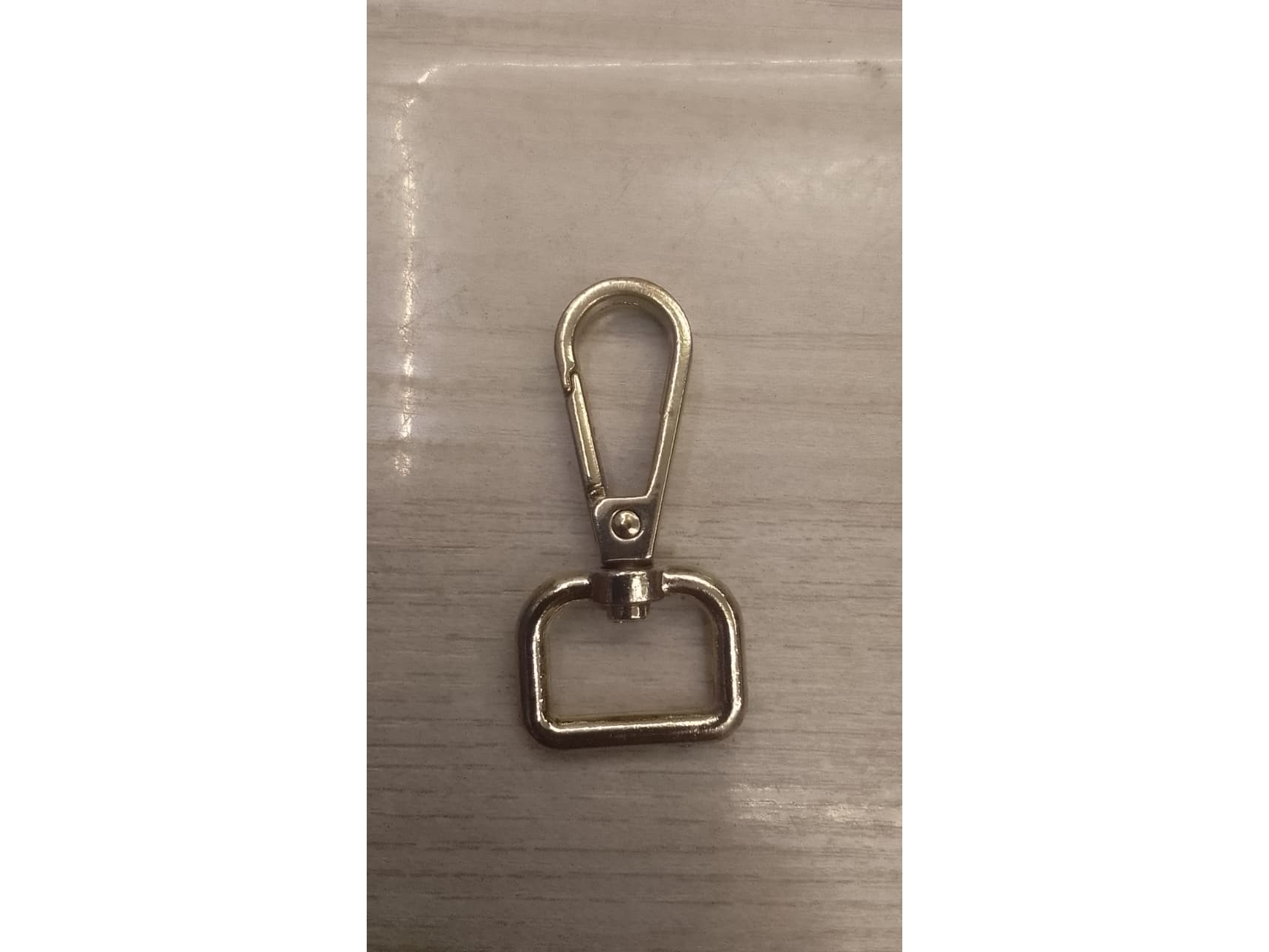 #23 Mosquetones Dorado 1.5cm