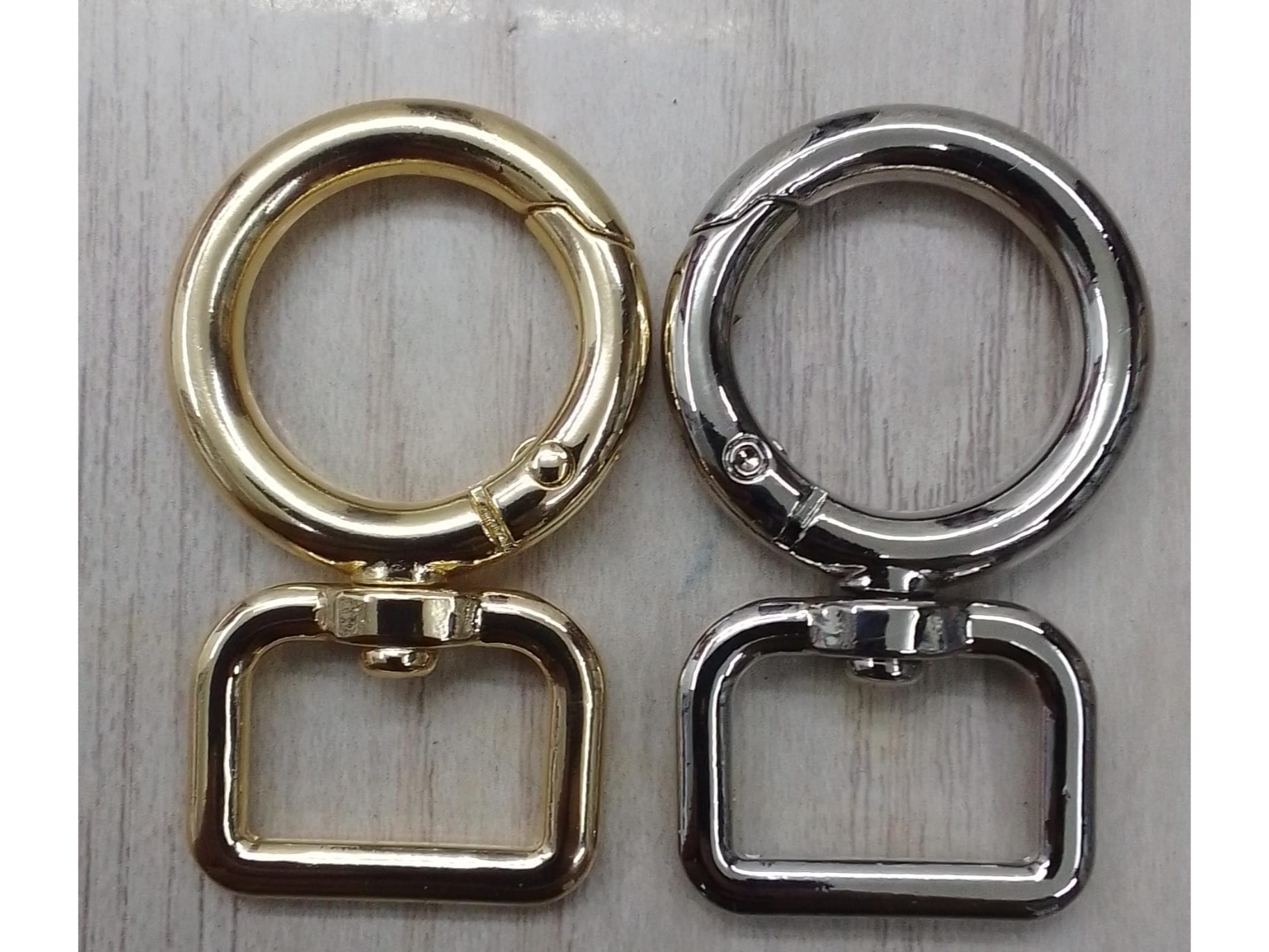 #22 Argolla mosqueton 1.5cm