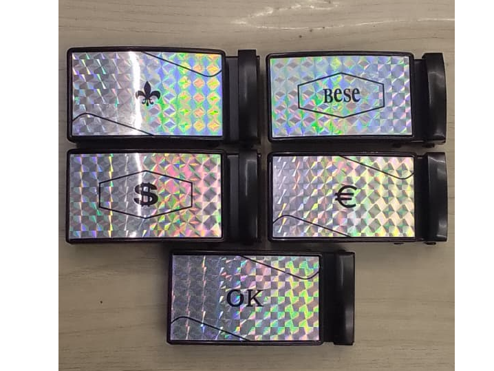 #16 Chapa Cromada Con Diseño 3.8cm