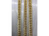 Cadena 5x3 metalico dorado
