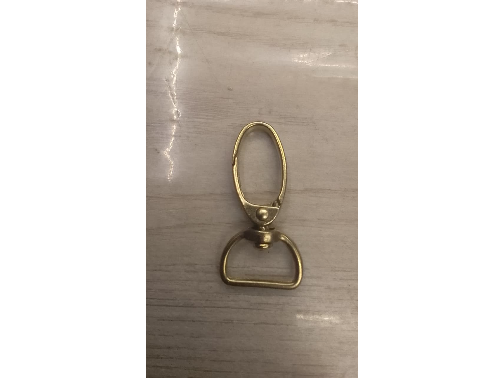 #25 Mosquetones Dorado 1.5cm