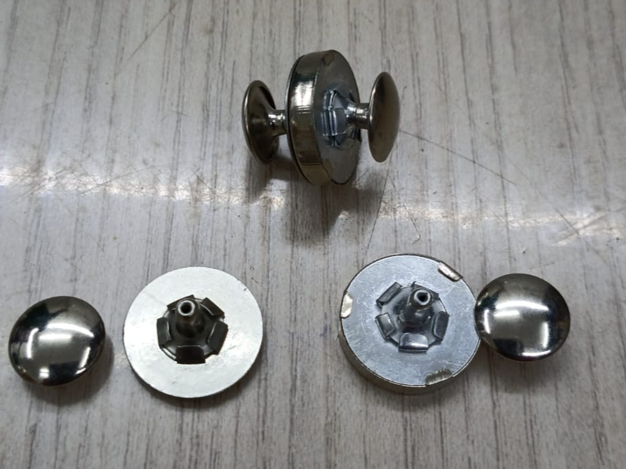 #5 Botón Imán Con Remache #18