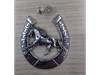 #12 Placas herraje caballo niquel 4.2x5.1cm