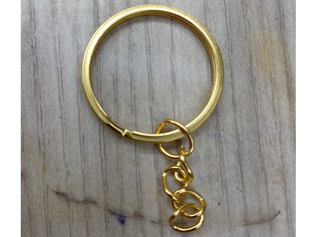 #12 Argolla Con Cadena 2.8cm