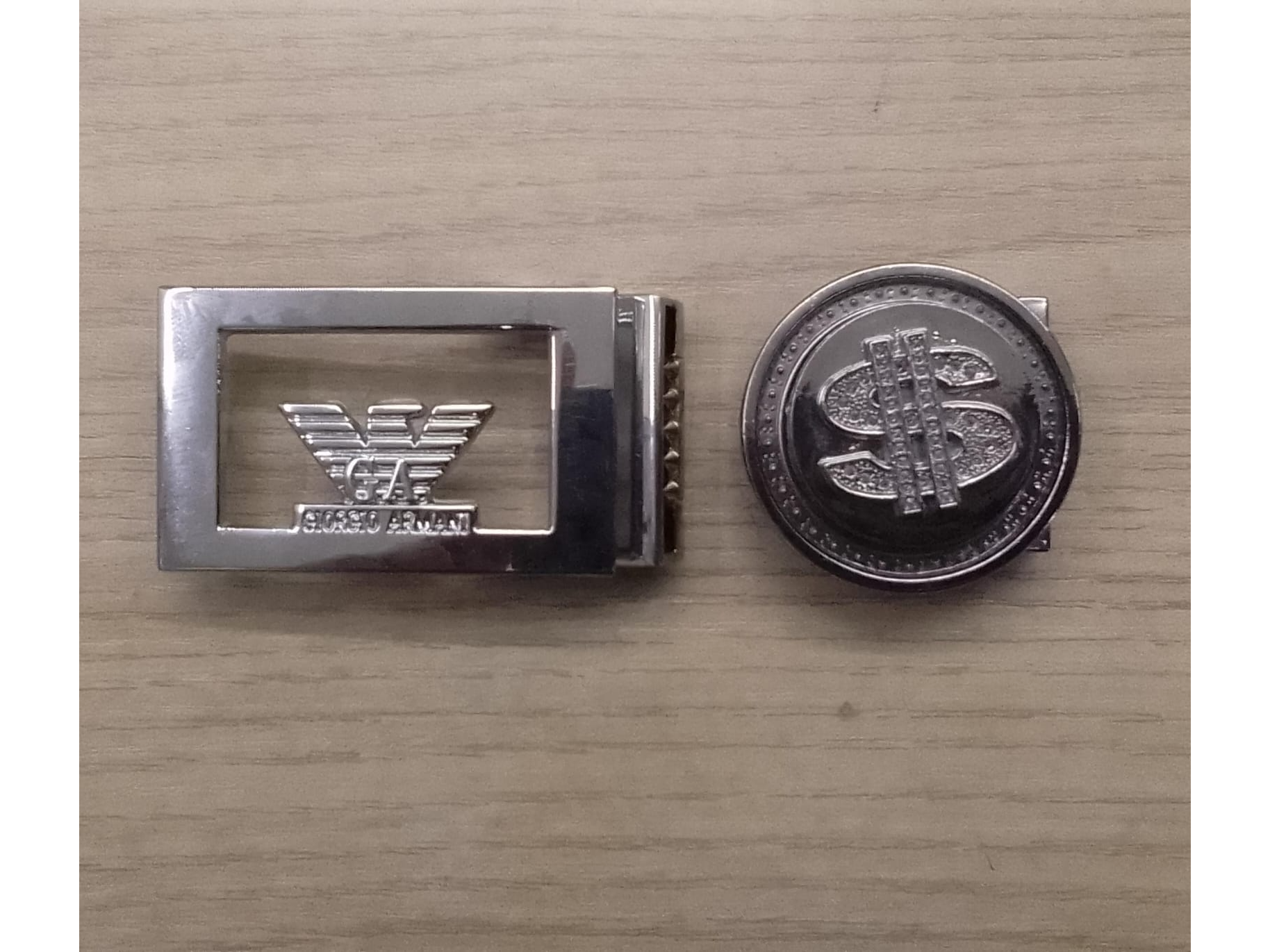 #23 Hebilla Plateada y Gira Gira 3cm