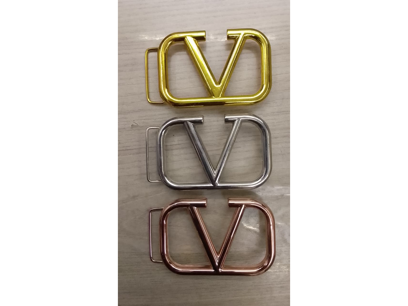 #25 Hebilla Valentina Tres Colores 4cm