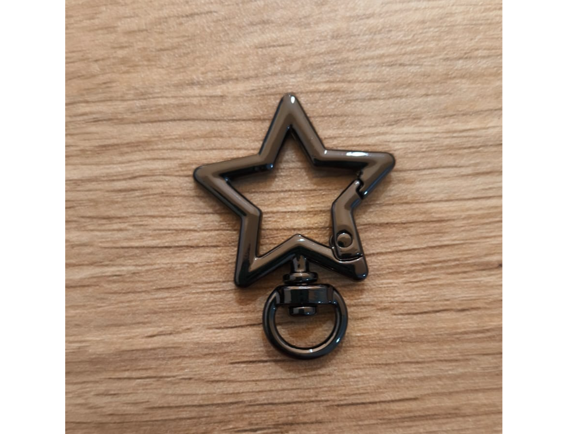 Mosqueton estrella ahumado 3cm