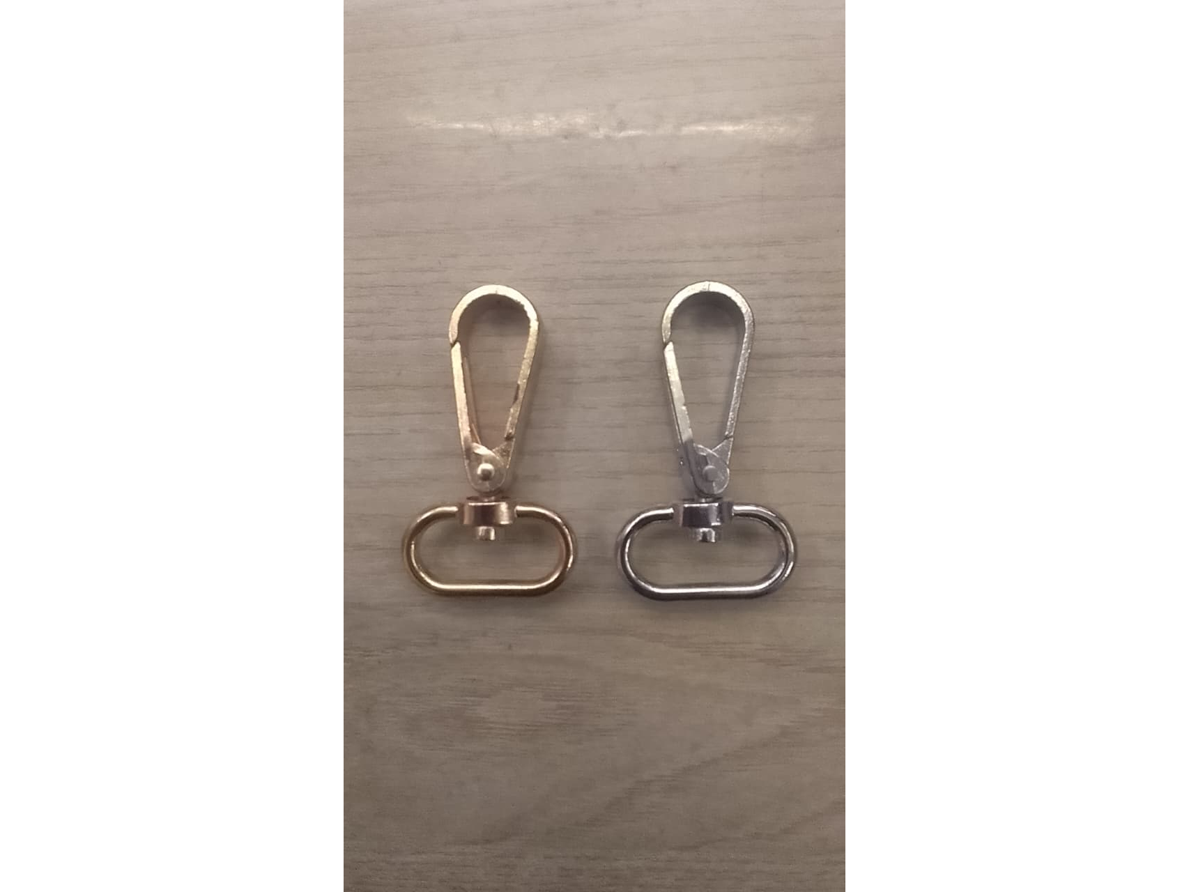 #9  Mosqueton Dorado Y Níquel