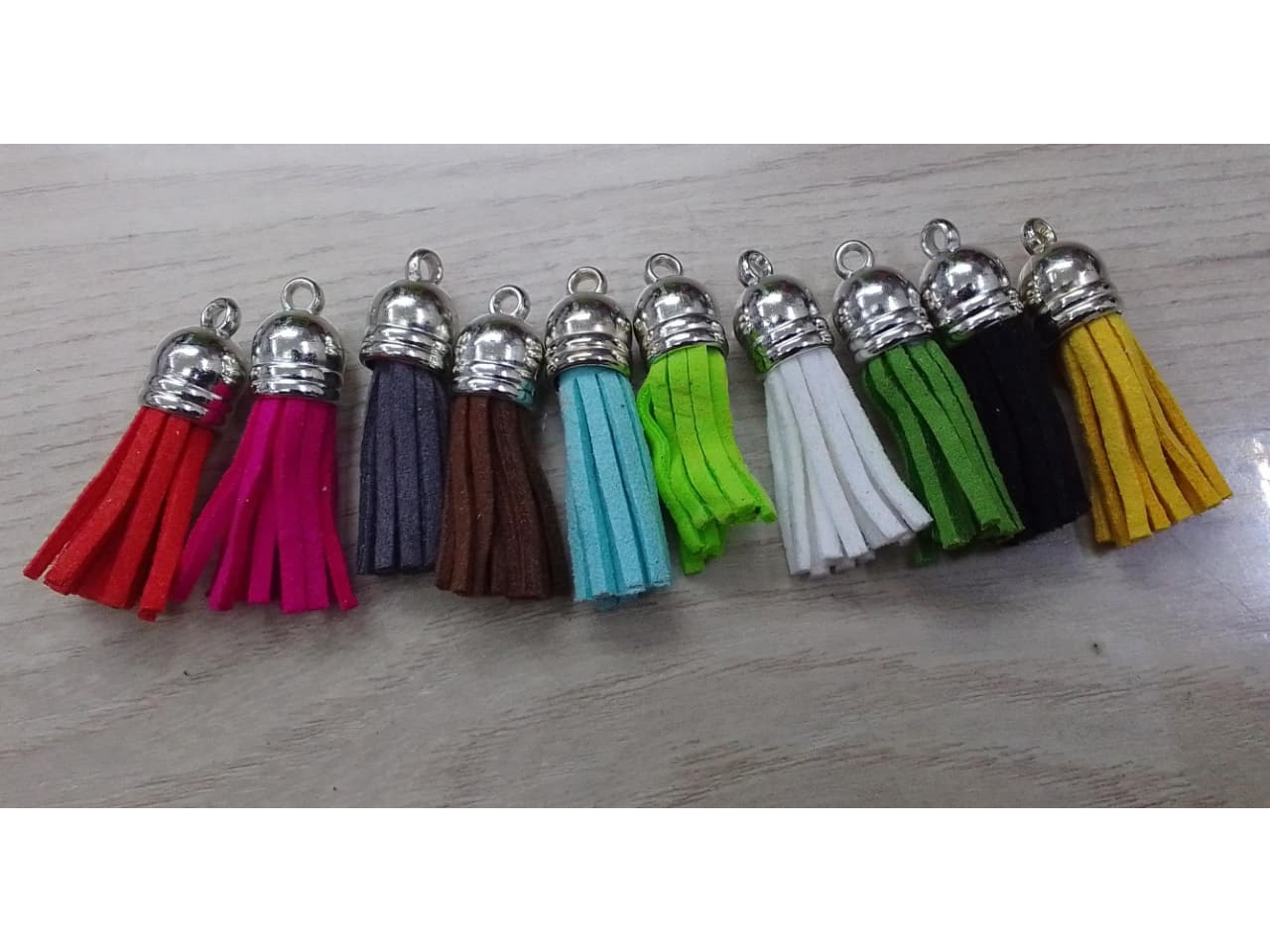 Porta fleco con flequillo colores