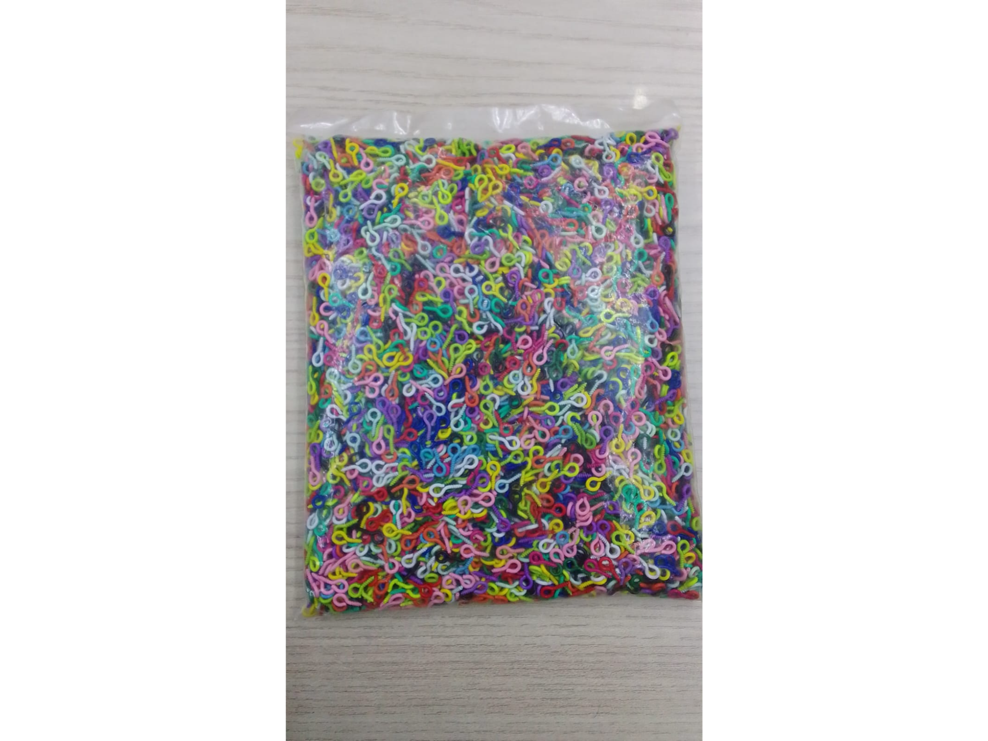 Armella cerrada 5x10mm Brasil multicolor x 100 unidades