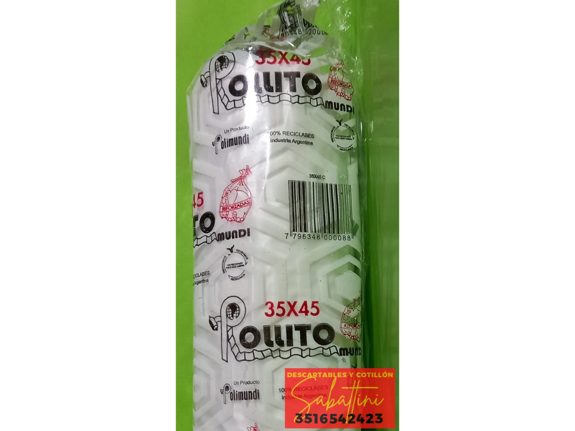 Arranque 35*45 (1,200 grs)