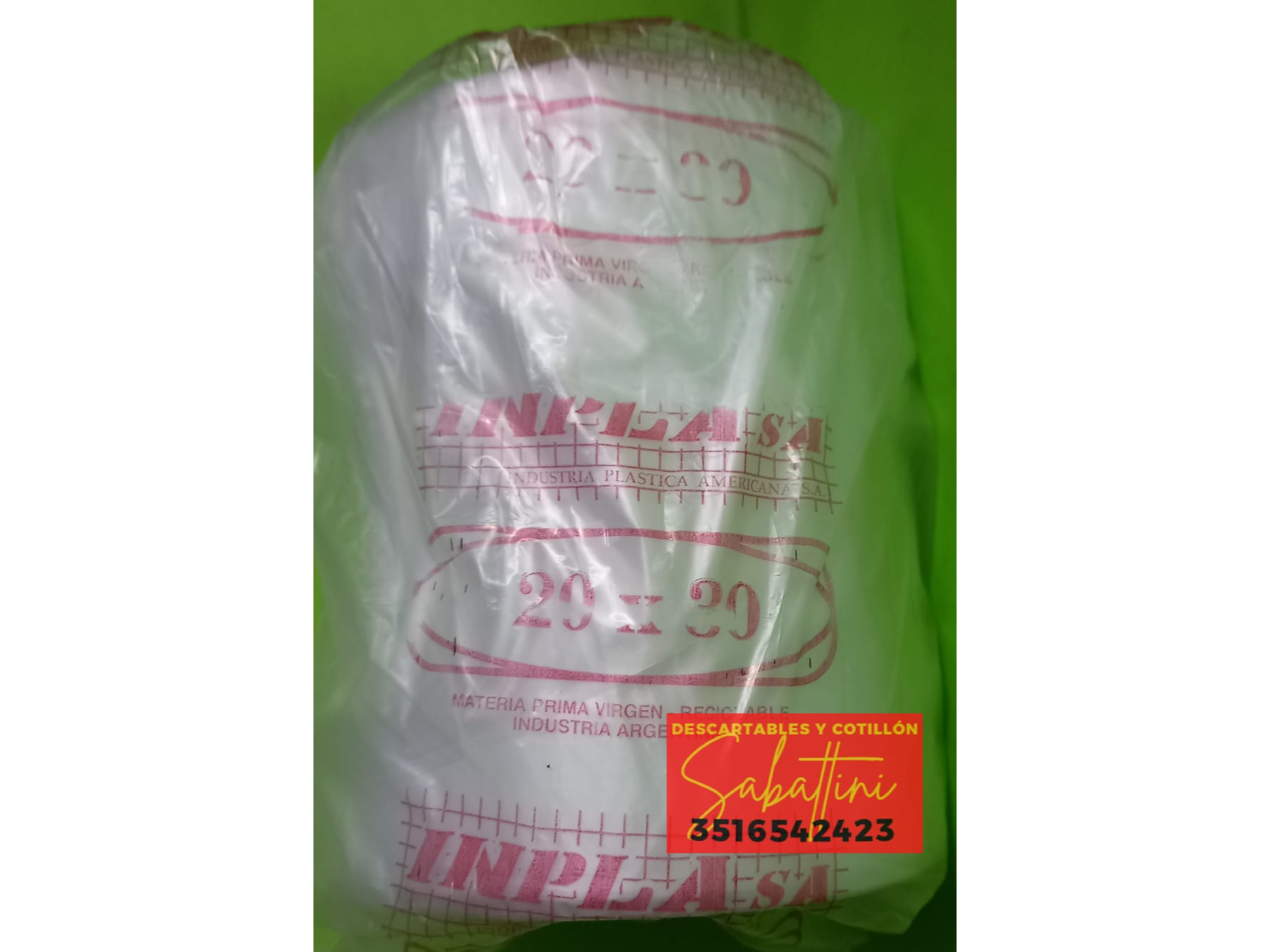 BOLSA DE ARRANQUE IMPLA 20x30 X  ( 1.500 KG ) 20 X 30