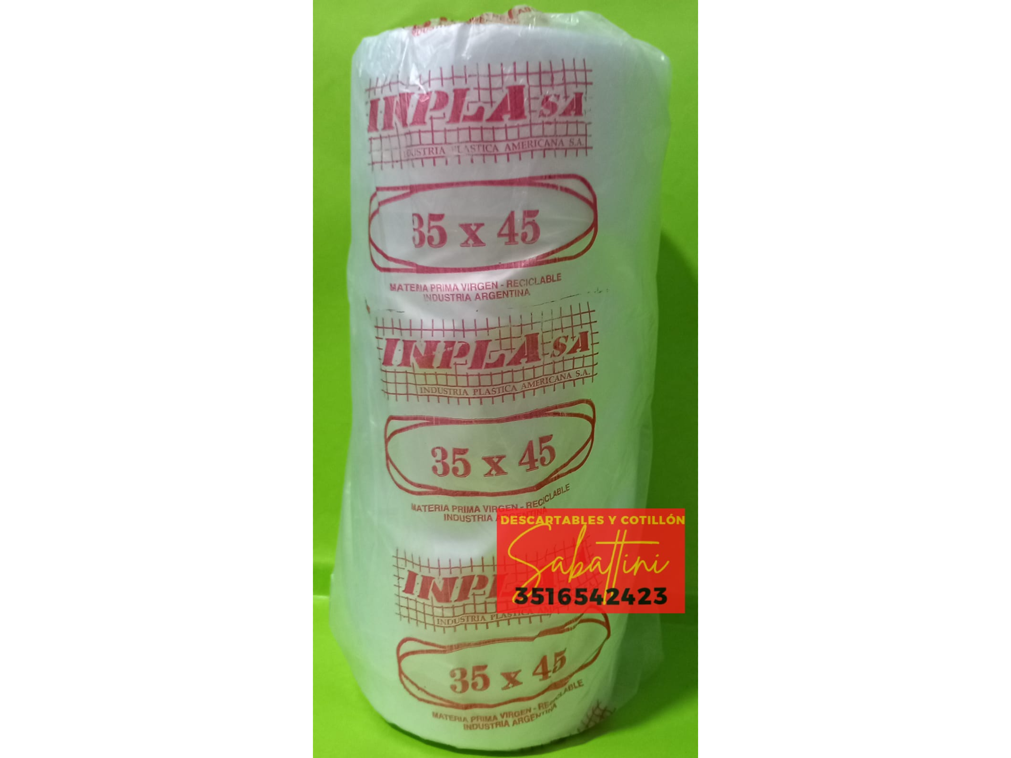 BOLSAS DE ARRANQUE IMPLA  35 X 45
