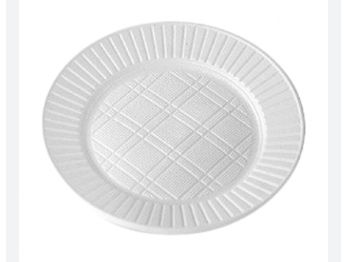 Plato 17 cm blanco