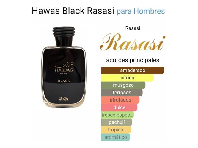 HAWAS BLACK HOMBRE 100ML