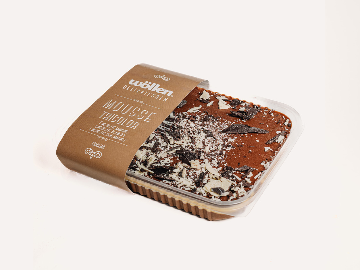 Postre Mousse Tricolor (Familiar)