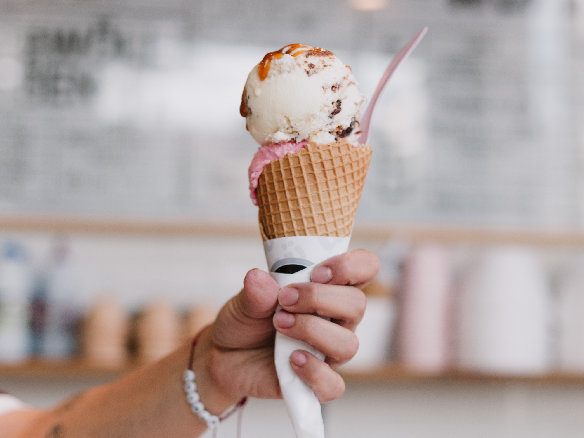 1 bocha de helado