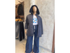 Campera microfibra con capucha azul ART. 432
