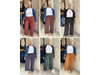 Pantalón de friza con recortes y elástico en la cintura ART. 810