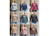 Remera básica escote redondo manga larga estampada Art. 601E V