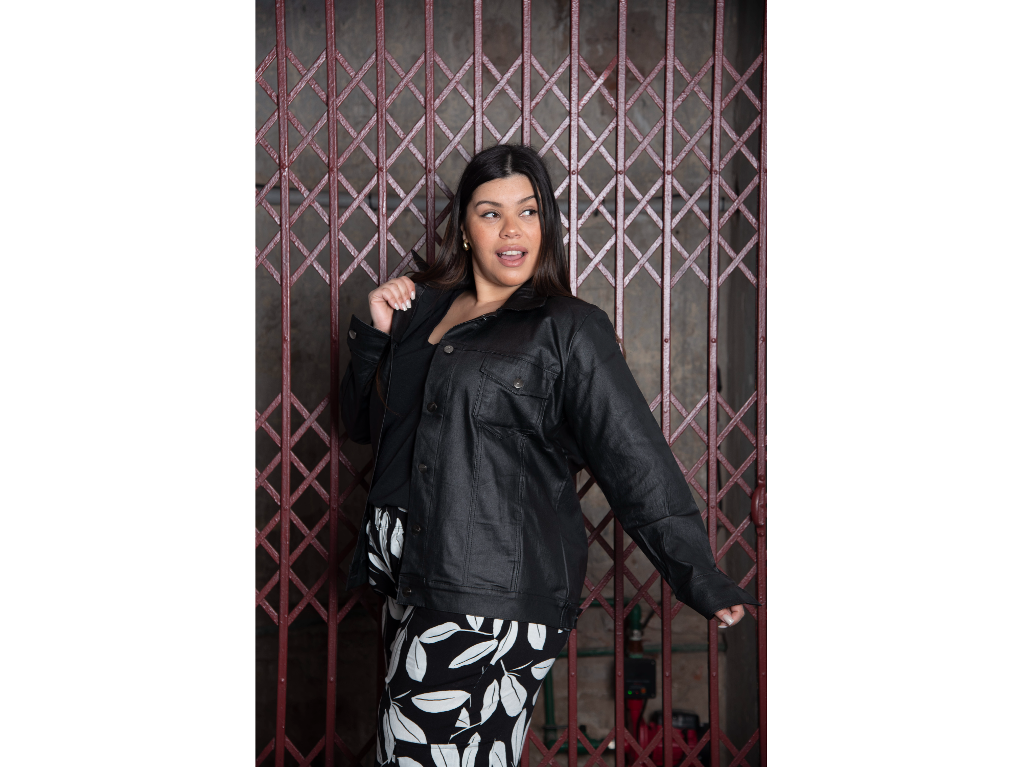 Campera de bengalina engomada ART. 429